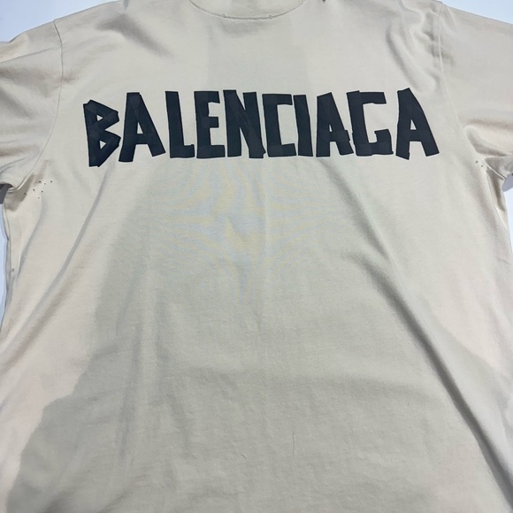 Balenciaga Cream Shirt for Men